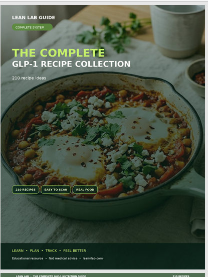 Complete GLP-1 Recipe Collection