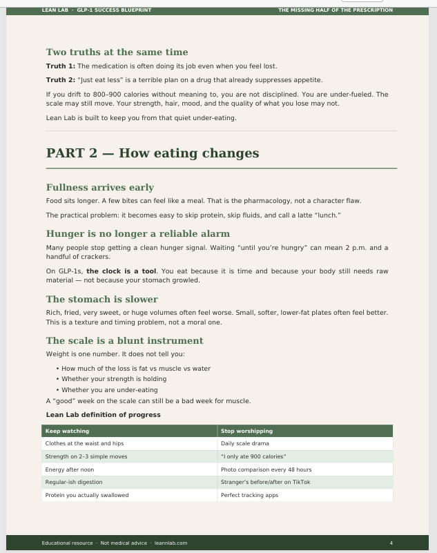GLP-1 Success Blueprint
